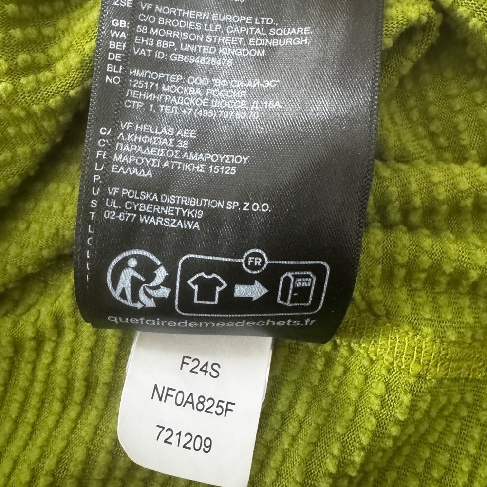 The North Face Bolt Polartec Jacket Green Black Mens M NWOT - Picture 5 of 8